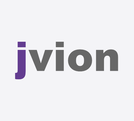 jvion Logo Light Gray Background